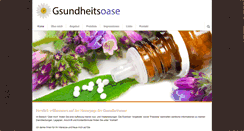 Desktop Screenshot of gsundheitsoase.com